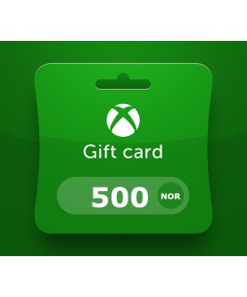 XBOX Live NOK 500 Prepaid Card NO Xbox One Key 